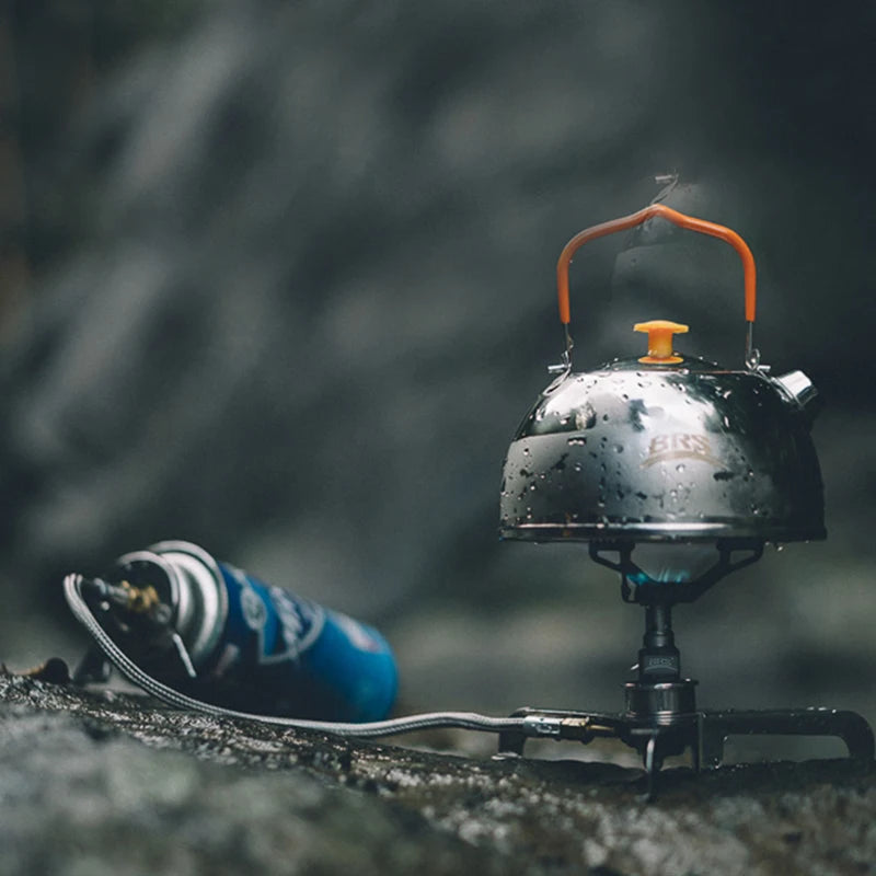 Outdoor Gas Stove Mini – Ultralight Titanium Camping Burner (BRS-3000T)