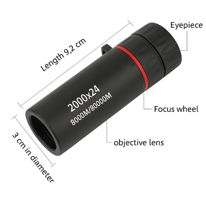 Bealux 2000x25 HD Mobile Monocular
