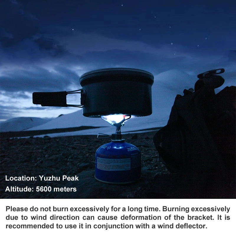 Outdoor Gas Stove Mini – Ultralight Titanium Camping Burner (BRS-3000T)