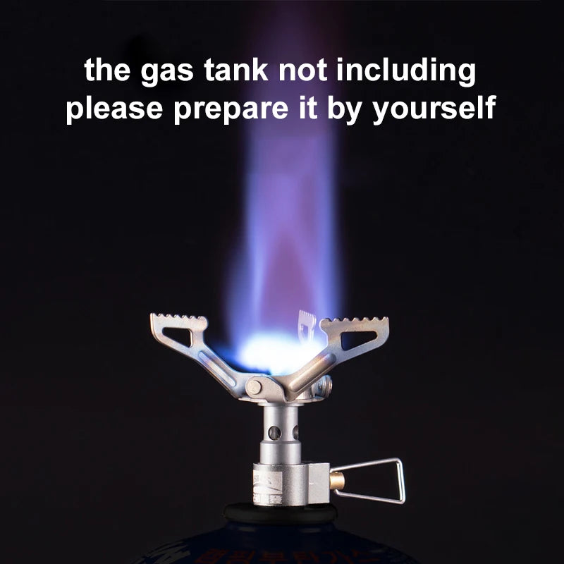 Outdoor Gas Stove Mini – Ultralight Titanium Camping Burner (BRS-3000T)