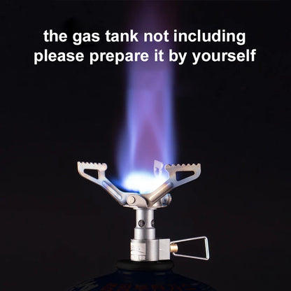 Outdoor Gas Stove Mini – Ultralight Titanium Camping Burner (BRS-3000T)