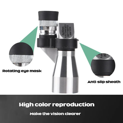8X20 HD Mini Pocket Zoom Monocular